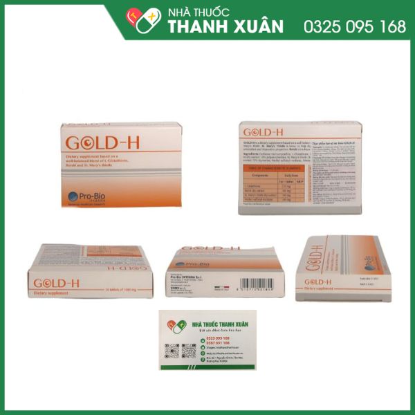 Gold-H - VIên uống hỗ trợ giải độc gan hiệu quả